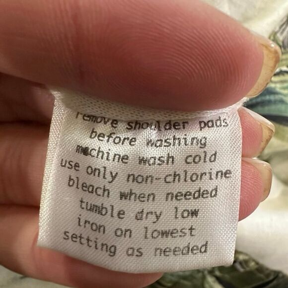 VTG EVR 90s Y2K Satin Jungle Safari Lightweight Windbreaker Jacket Women Size PS - Picture 15 of 16